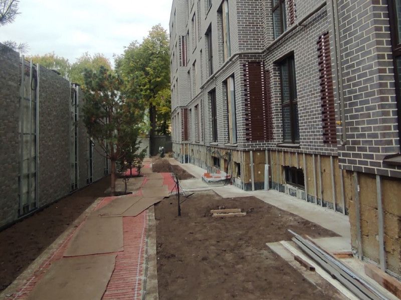 В ЖК Pride Park оборудуют тротуарные дорожки с подогревом