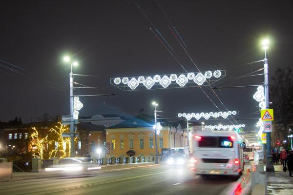 В мэрии рассказали о подключении новогодней иллюминации в Рязани