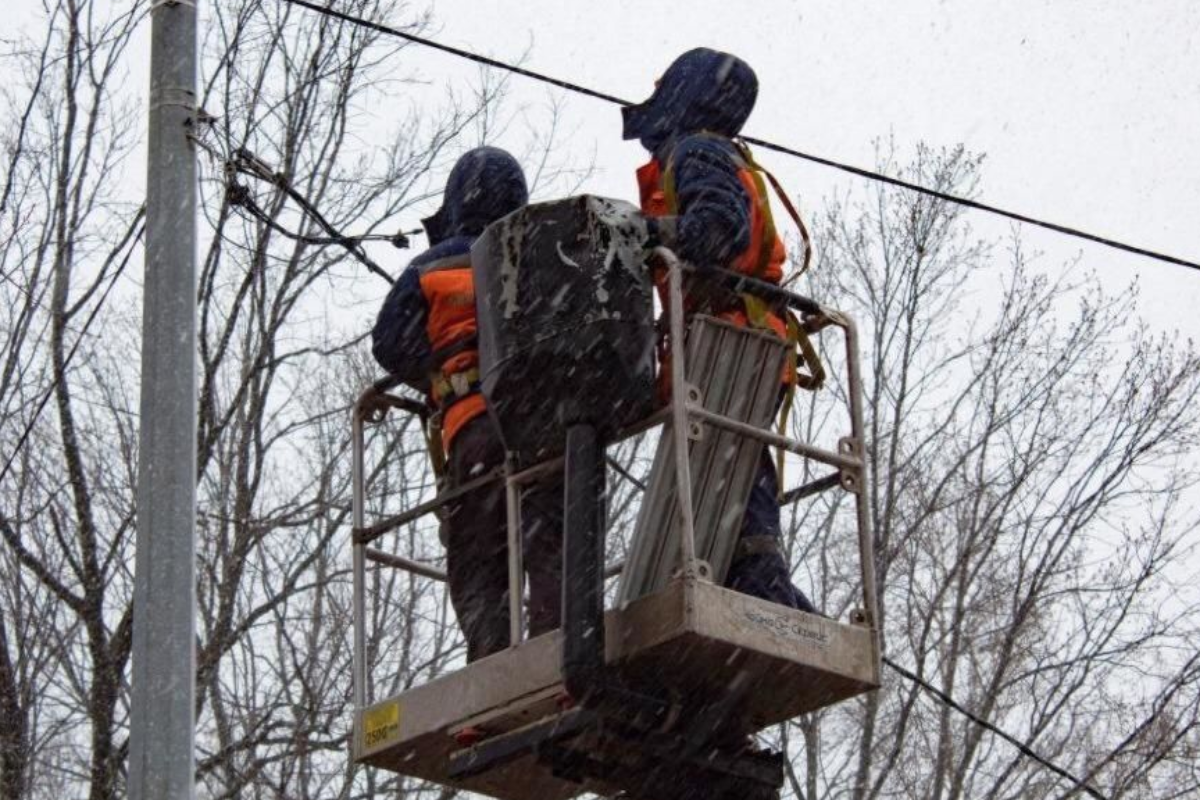 текущий ремонт уличного освещения