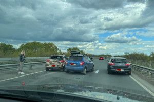 На Солотчинском шоссе произошло массовое ДТП
