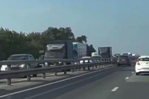 На Солотчинском шоссе образовалась пробка