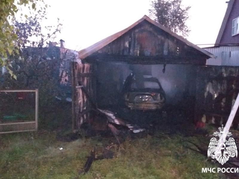 В Рязанской области произошел крупный пожар