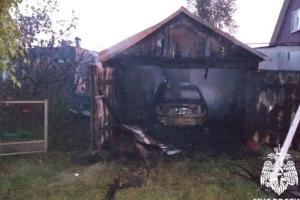 В Рязанской области произошел крупный пожар