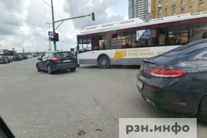 В Рязани на Солотчинском шоссе произошло ДТП