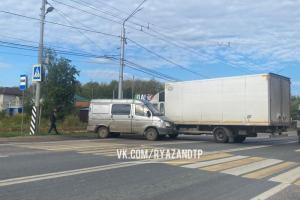На въезде в Рязань произошло ДТП