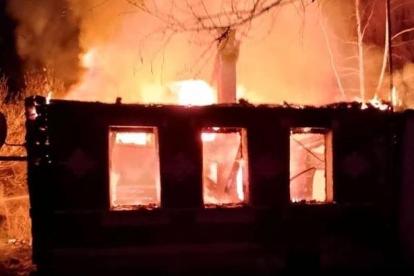 В Рязанской области сгорел дом московских дачников