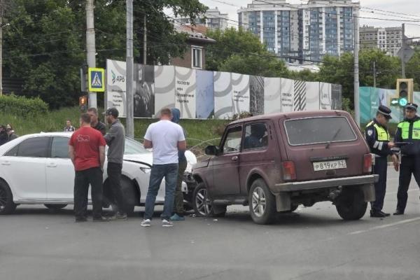 В Рязани из-за ДТП собралась пробка