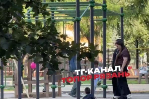 Рязанцы выразили беспокойство за детей, играющих на недостроенной площадке
